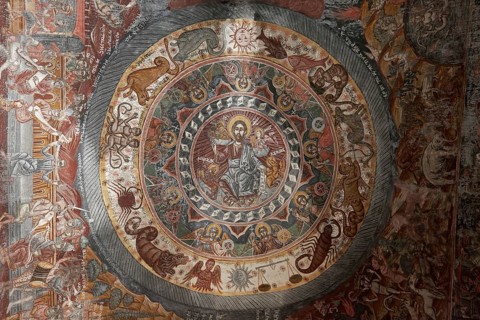 Christ Pantocrator and Signs of the Zodiac