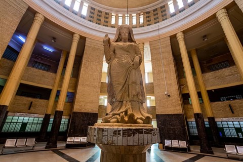 Interior of the Baghdad Central railway Station