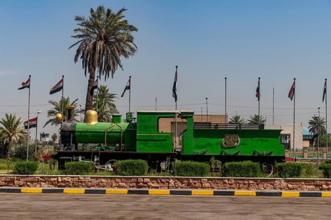 Old steam train