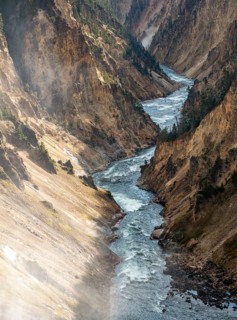 Yellowstone River flows through Gorge