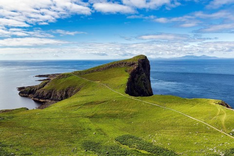 Footpath leading to Neist Point Peninsula