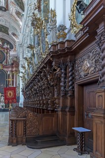 Choir stalls of the Collegiate Basilica