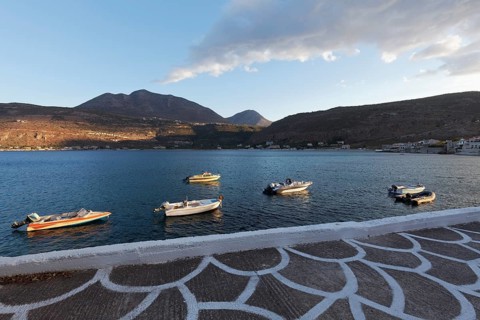 Boats in Limeni Bay