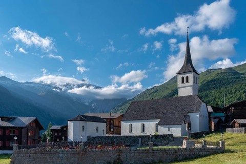 Parish church with ossuary and cemetery