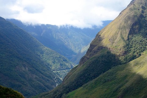 Landscape on the Death Road
