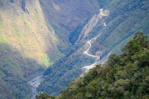 Landscape on the Death Road