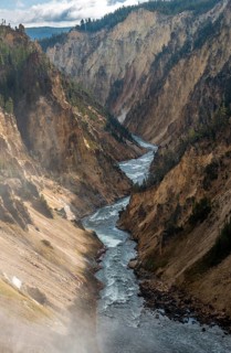Yellowstone River flows through Gorge