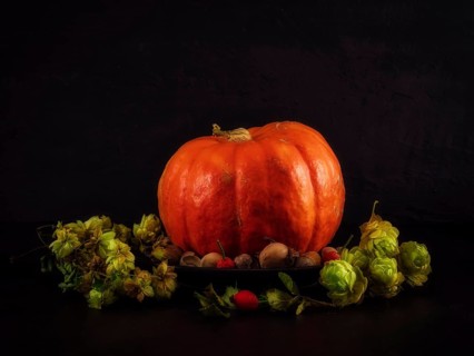 Still life with pumpkin