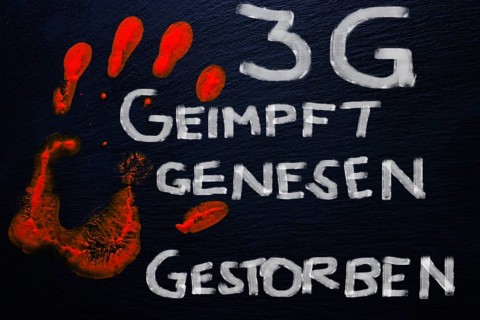 Board with the inscription 3G