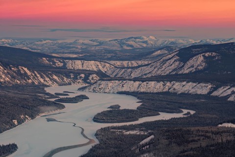 Icy Yukon River