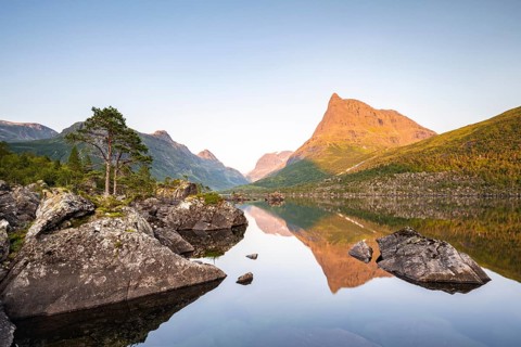 Innerdalsvatna Lake