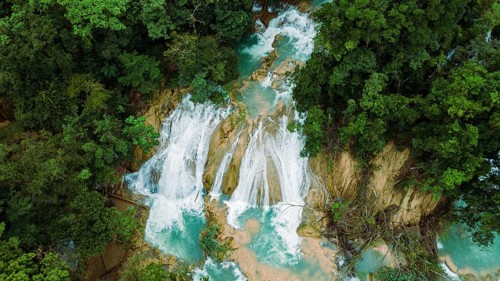 Aerial of Aguas Azules