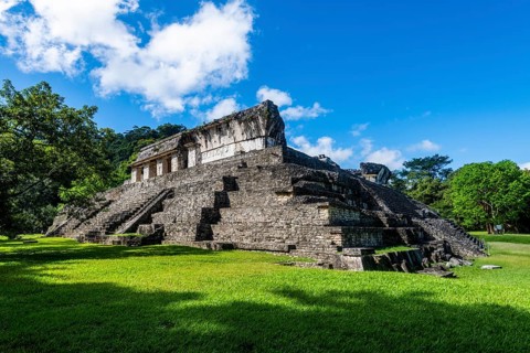 Unesco world heritage site the Maya ruins of Palenque