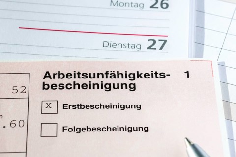 Certificate of incapacity for work