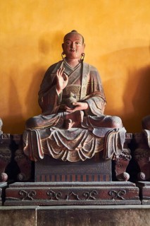 Buddha figure in the Llama Temple