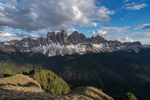 View of the Geisler Peaks