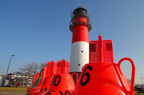 Lighthouse and navigation mark