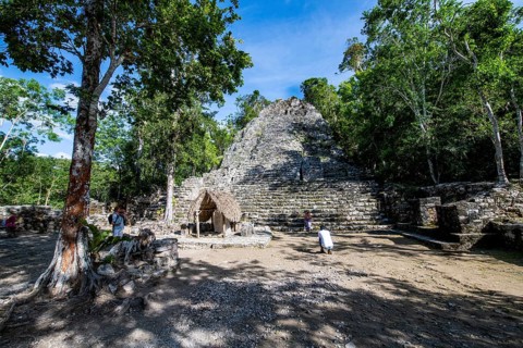 The archeological Maya site Coba