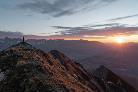 Sunrise on the Nockspitze