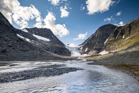 Steindalsbreen Glacier