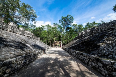 The archeological Maya site Coba