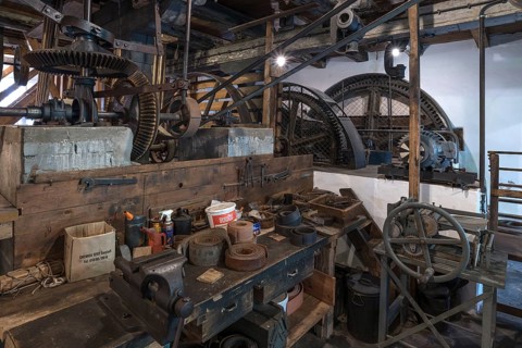 Workbench in a grain mill