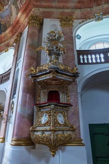 Pulpit of the Dreifaltigkeitskirche Kappl