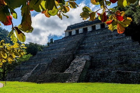 Unesco world heritage site the Maya ruins of Palenque