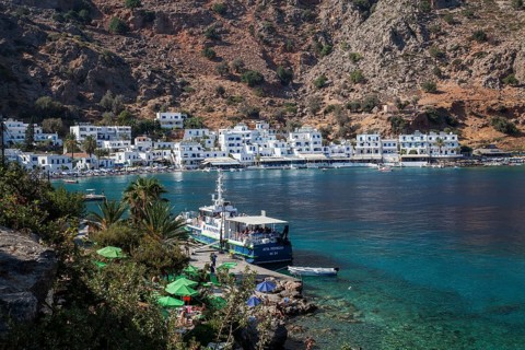 Village on the coast