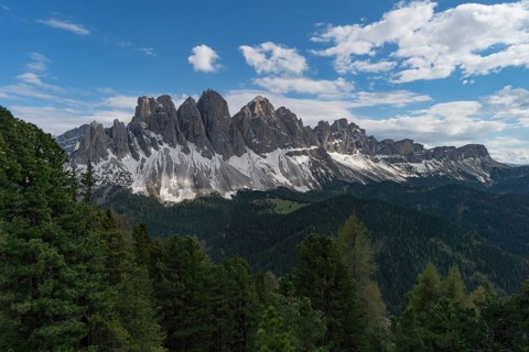 View of the Geisler Peaks