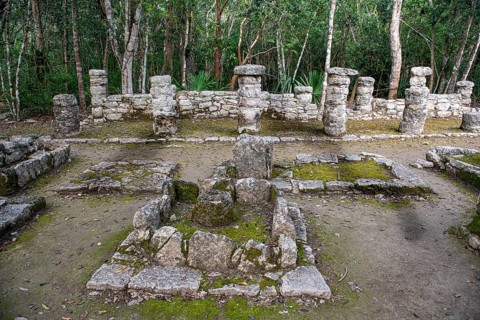 The archeological Maya site Coba