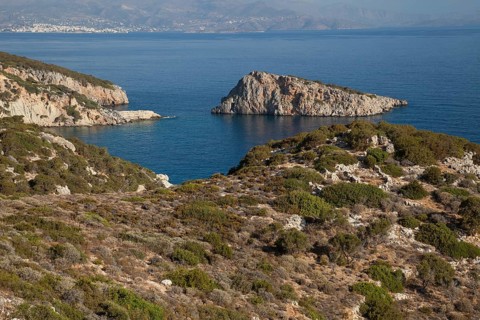 Rocky coastal landscape near Myrtos