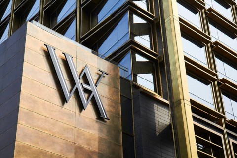 Waldorf Astoria Building with Logo