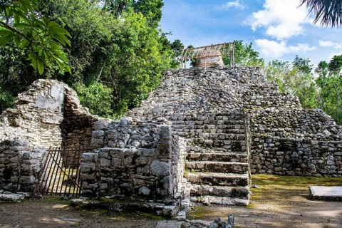 The archeological Maya site Coba
