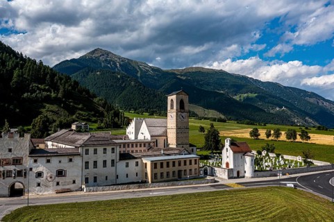 Aerial of the Benedictine Convent of St