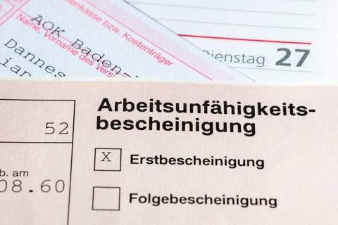 Certificate of incapacity for work