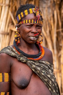 Traditional dressed woman