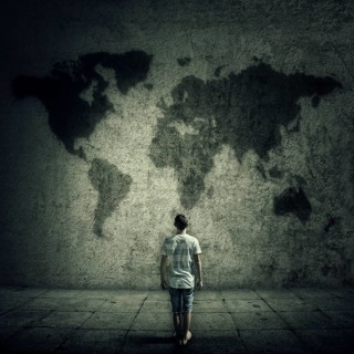 Man surrounded by limitations
