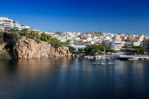 Lake Voulismeni in Agios Nikolaos