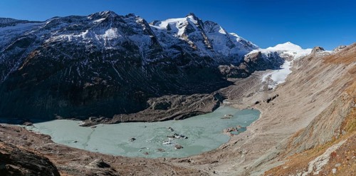 Glacial lake on the Grossglockner