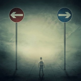 Surrealistic image as a man