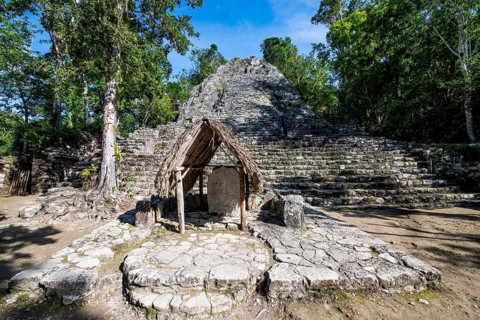 The archeological Maya site Coba