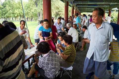 Card Players in Altar of Heaven Park