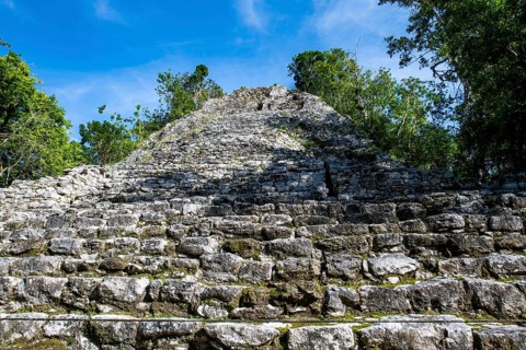 The archeological Maya site Coba