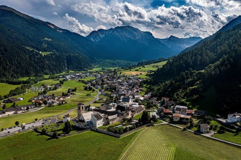 Aerial of the Benedictine Convent of St