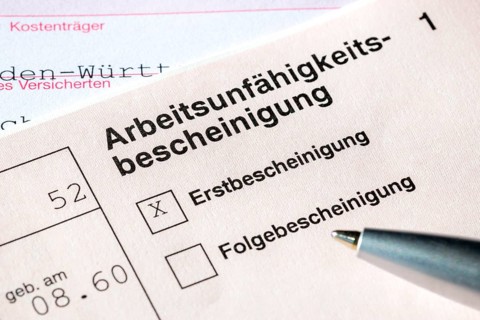 Certificate of incapacity for work