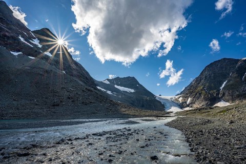 Steindalsbreen Glacier