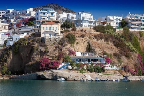 The seaside village of Agia Galini