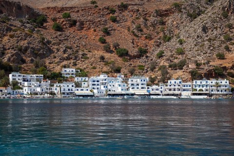 Village on the coast