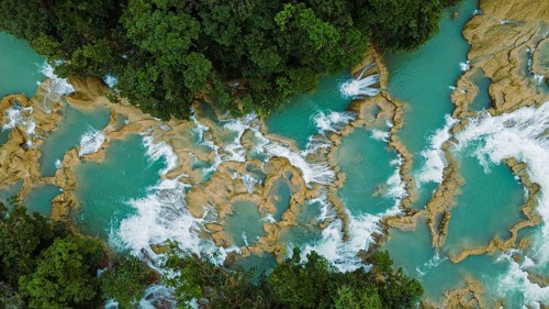Aerial of Aguas Azules